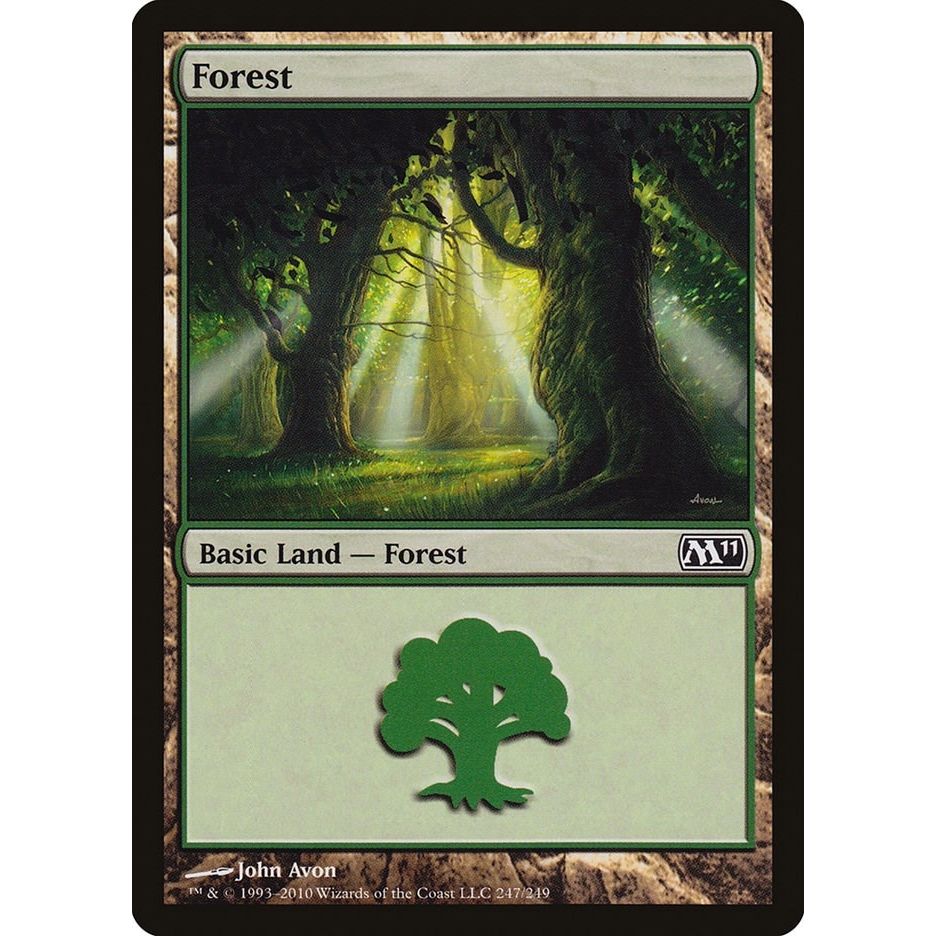 Image for Forest (247) (247) (M11) - Magic: The Gathering