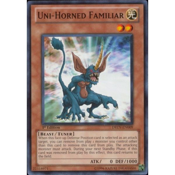 Image for Uni-Horned Familiar (DREV-EN009) (DREV) - YuGiOh