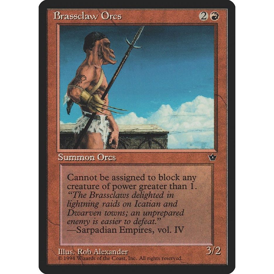 Image for Brassclaw Orcs (Alexander) (Pike) (FEM) - Magic: The Gathering