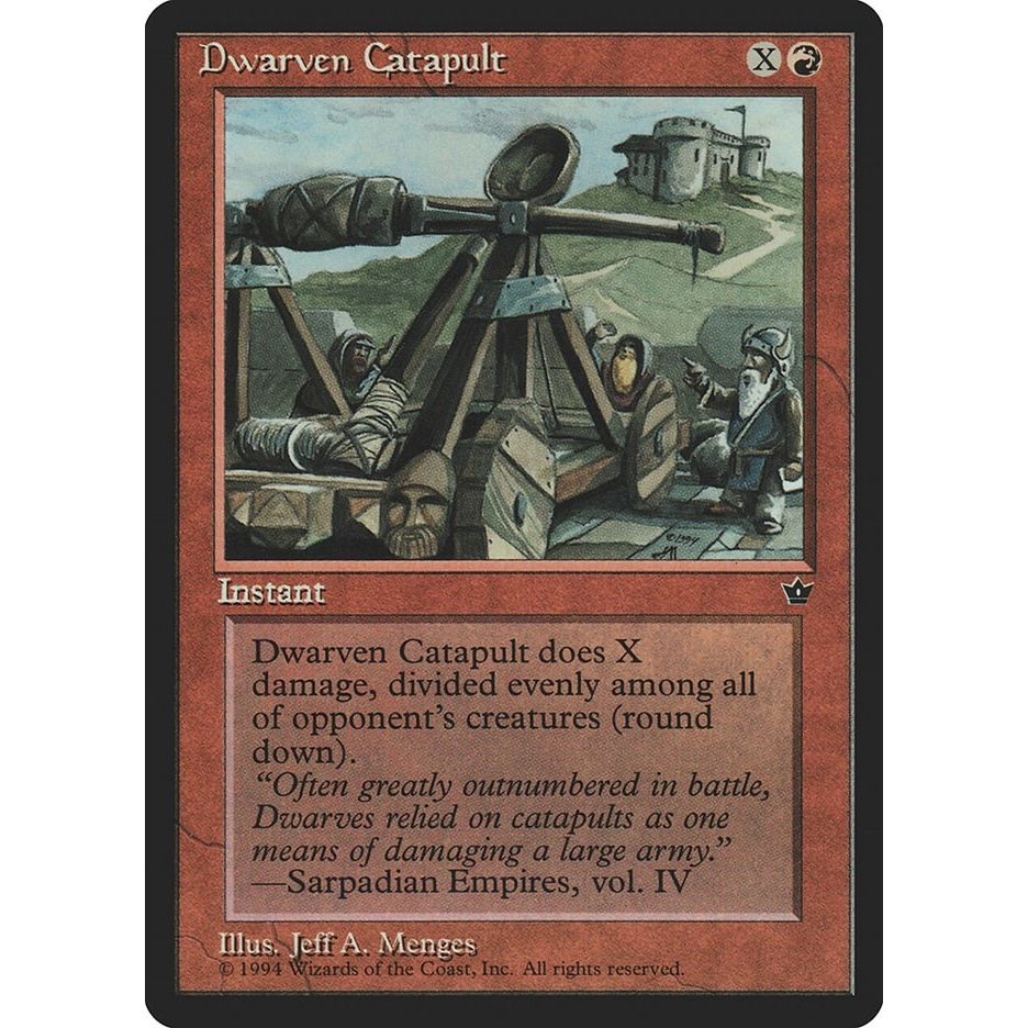 Image for Dwarven Catapult (FEM) - Magic: The Gathering