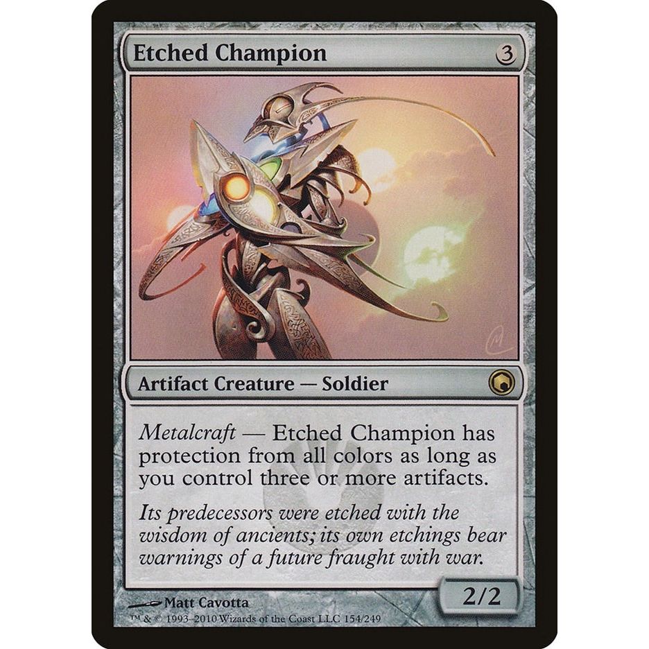 Image for Etched Champion (154) (SOM) - Magic: The Gathering