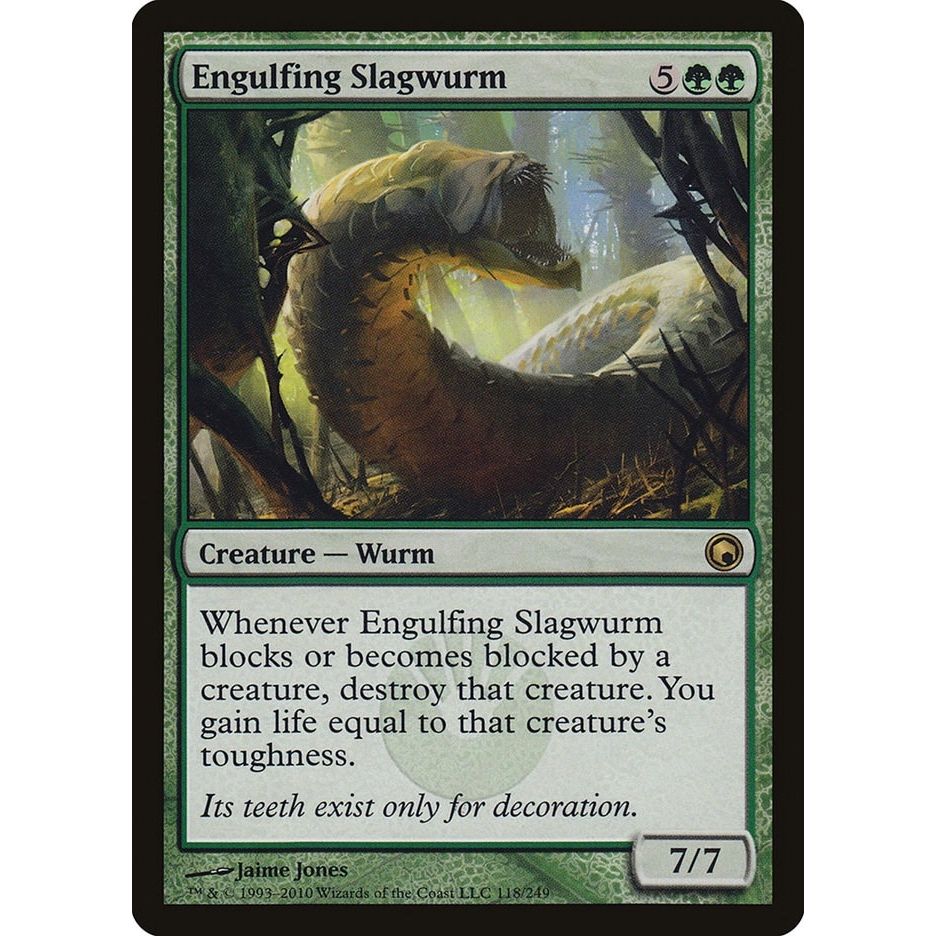 Image for Engulfing Slagwurm (118) (SOM) - Magic: The Gathering