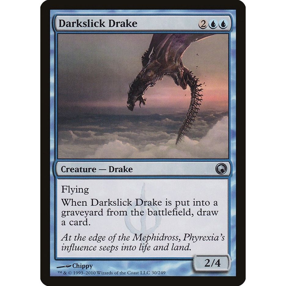 Image for Darkslick Drake (30) (SOM) - Magic: The Gathering