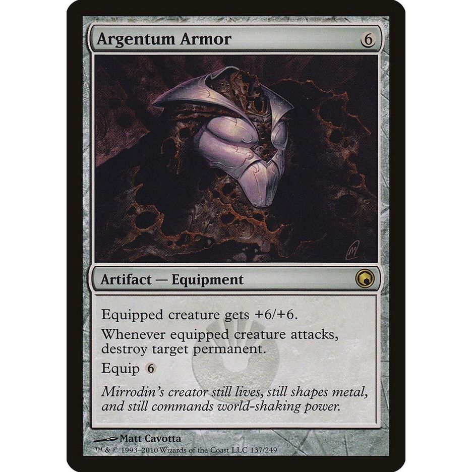 Image for Argentum Armor (137) (SOM) - Magic: The Gathering