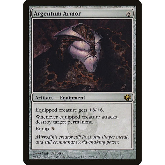 Image for Argentum Armor (137) (SOM) - Magic: The Gathering