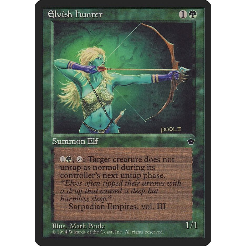 Image for Elvish Hunter (Poole) (FEM) - Magic: The Gathering