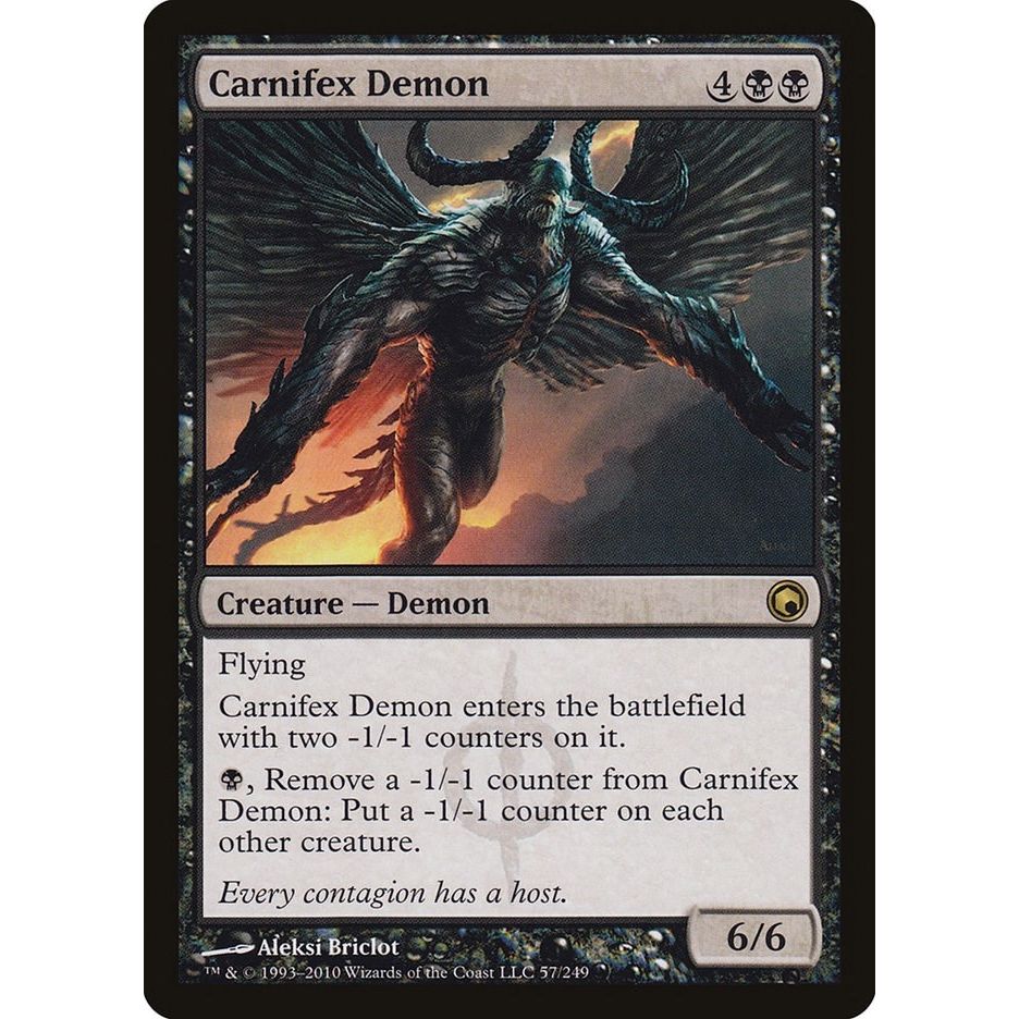 Image for Carnifex Demon (57) (SOM) - Magic: The Gathering