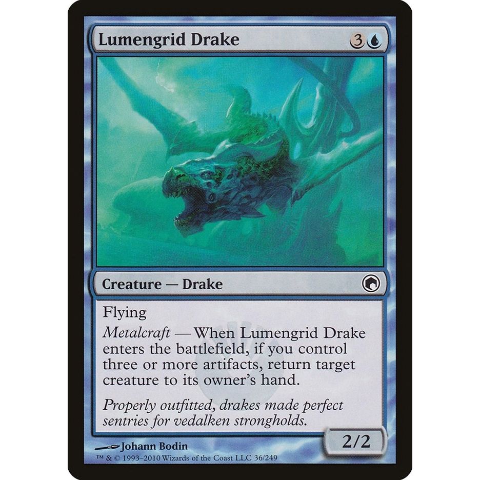Image for Lumengrid Drake (36) (SOM) - Magic: The Gathering