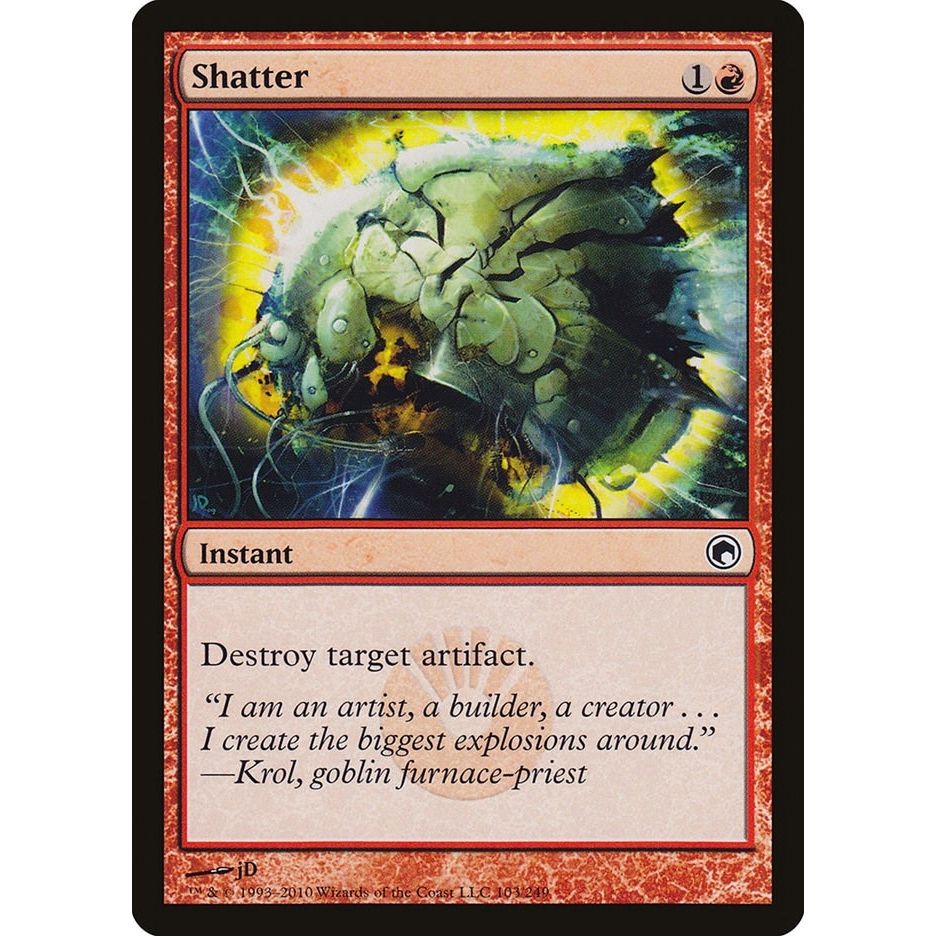 Image for Shatter (103) (SOM) - Magic: The Gathering