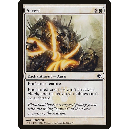 Image for Arrest (2) (SOM) - Magic: The Gathering
