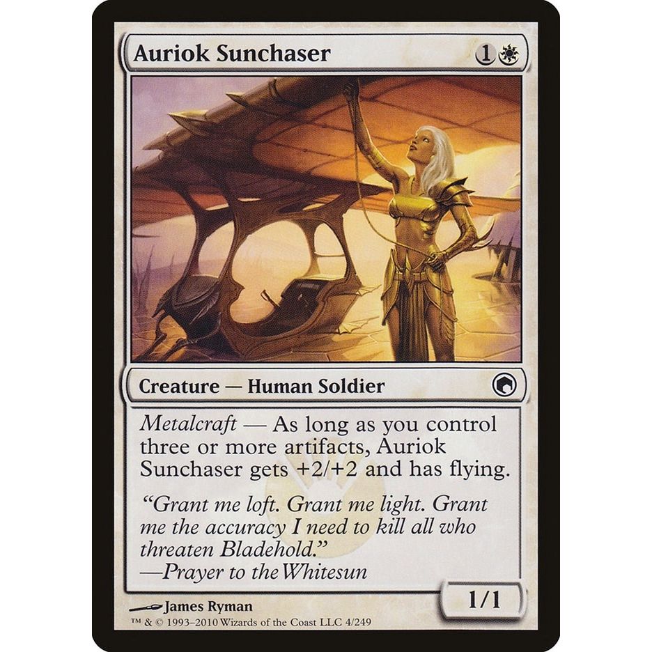 Image for Auriok Sunchaser (4) (SOM) - Magic: The Gathering