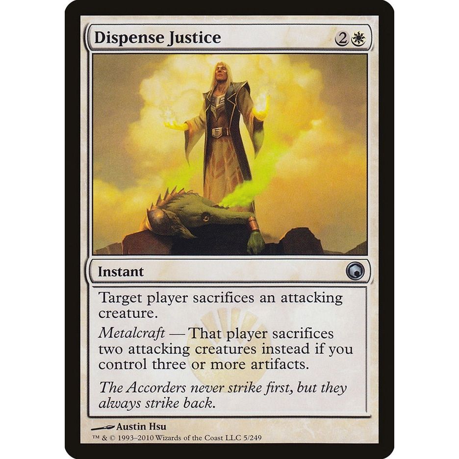 Image for Dispense Justice (5) (SOM) - Magic: The Gathering