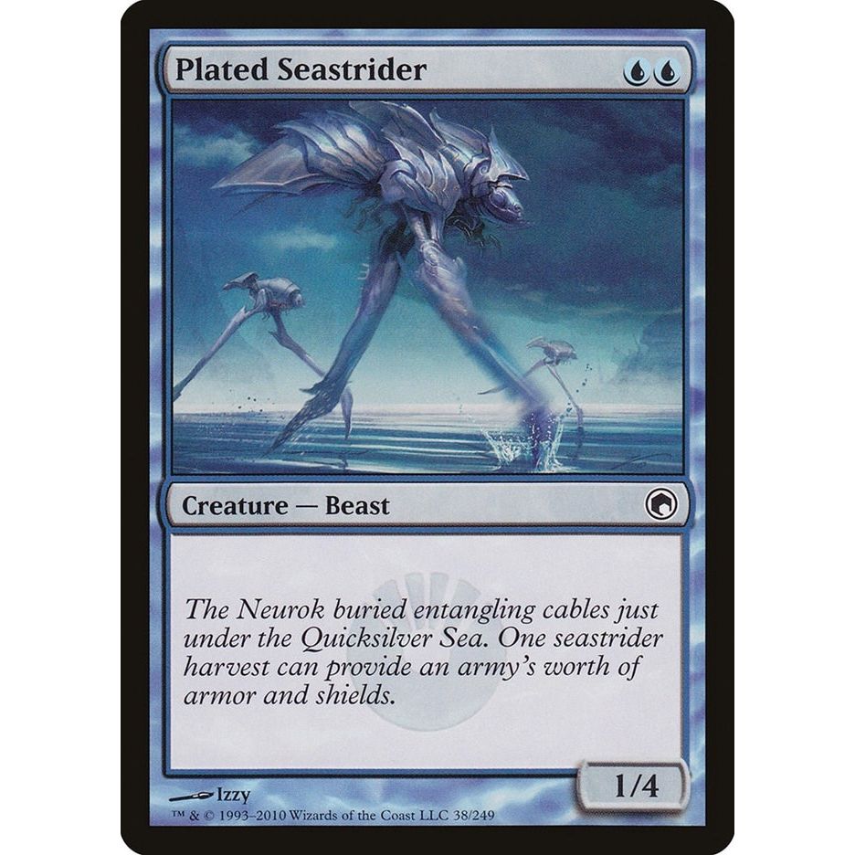 Image for Plated Seastrider (38) (SOM) - Magic: The Gathering