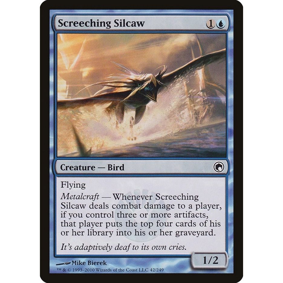 Image for Screeching Silcaw (42) (SOM) - Magic: The Gathering