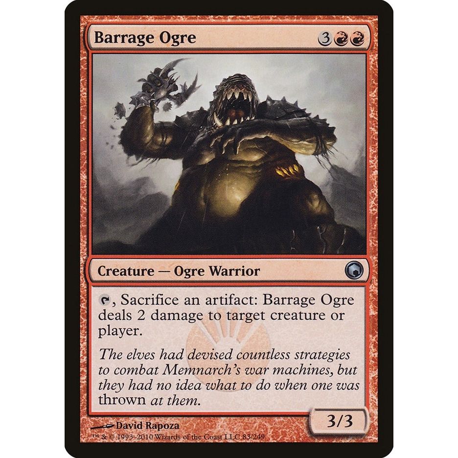 Image for Barrage Ogre (83) (SOM) - Magic: The Gathering