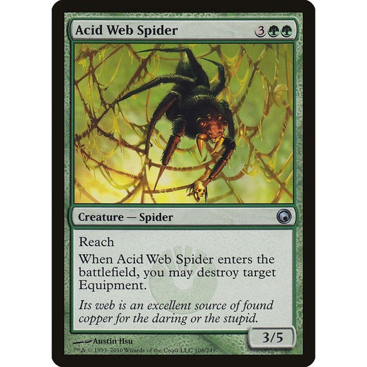 Image for Acid Web Spider (108) (SOM) - Magic: The Gathering