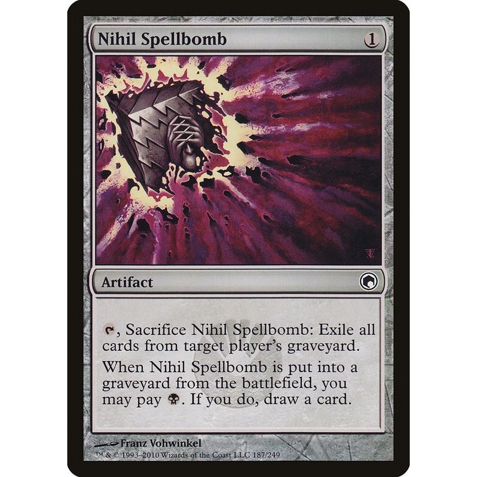 Image for Nihil Spellbomb (187) (SOM) - Magic: The Gathering