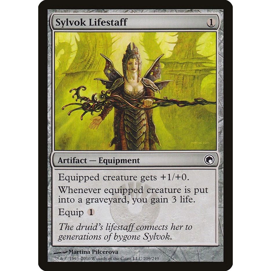 Image for Sylvok Lifestaff (209) (SOM) - Magic: The Gathering