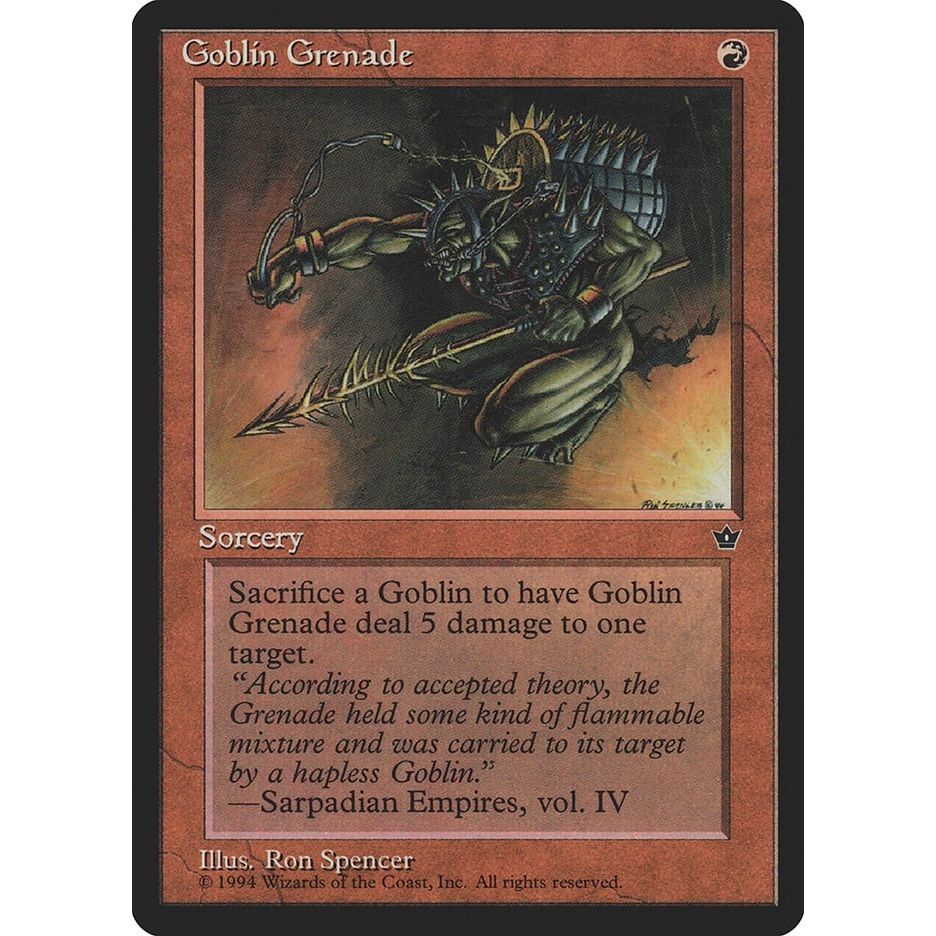 Image for Goblin Grenade (Spencer) (FEM) - Magic: The Gathering