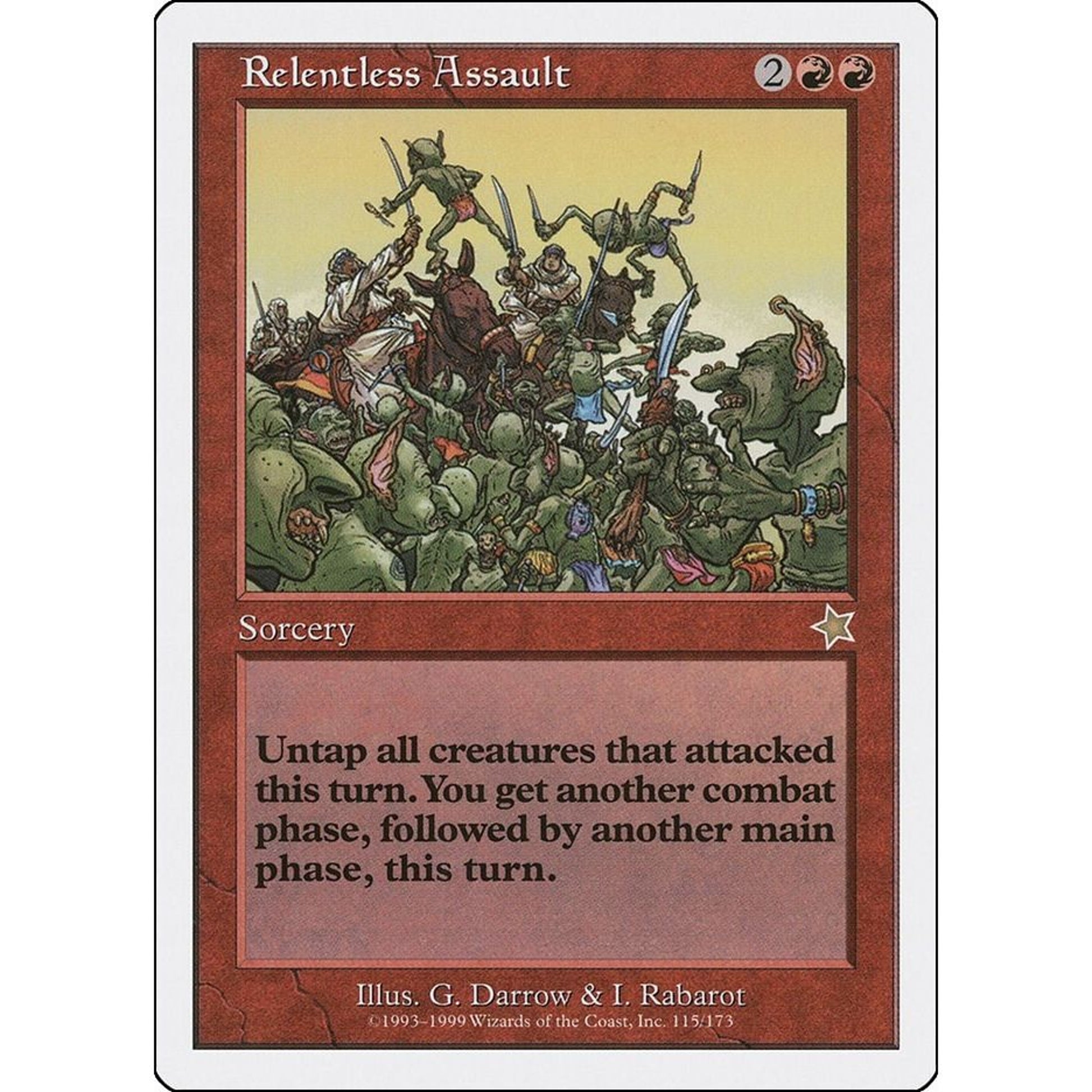 Image for Relentless Assault (115) (S99) - Magic: The Gathering