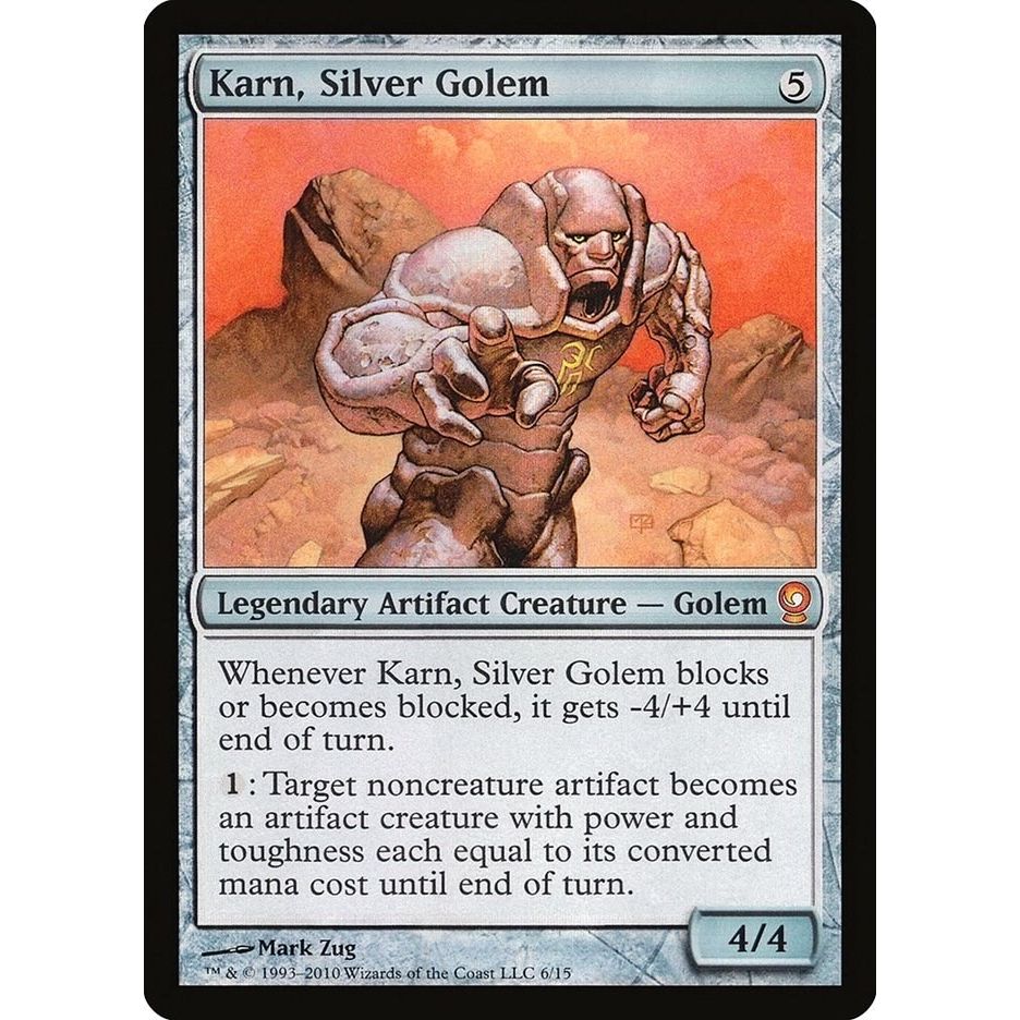 Image for Karn, Silver Golem (6) (V10) - Magic: The Gathering