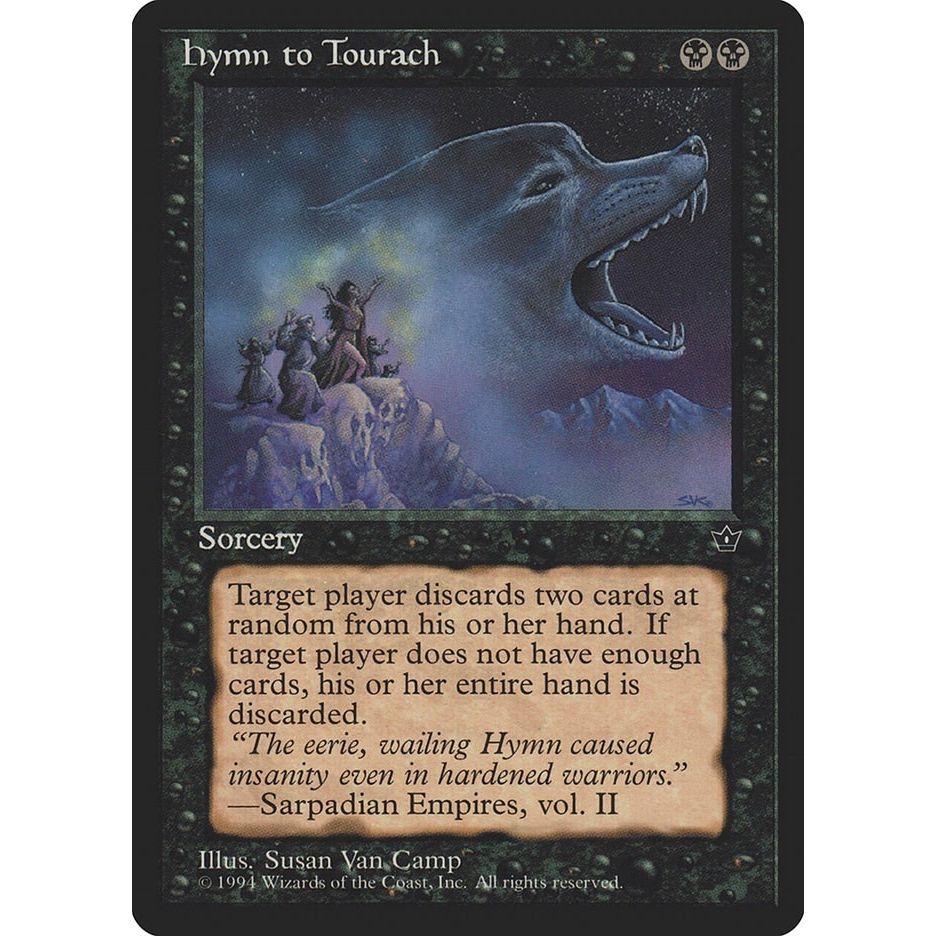 Image for Hymn to Tourach (Van Camp) (FEM) - Magic: The Gathering