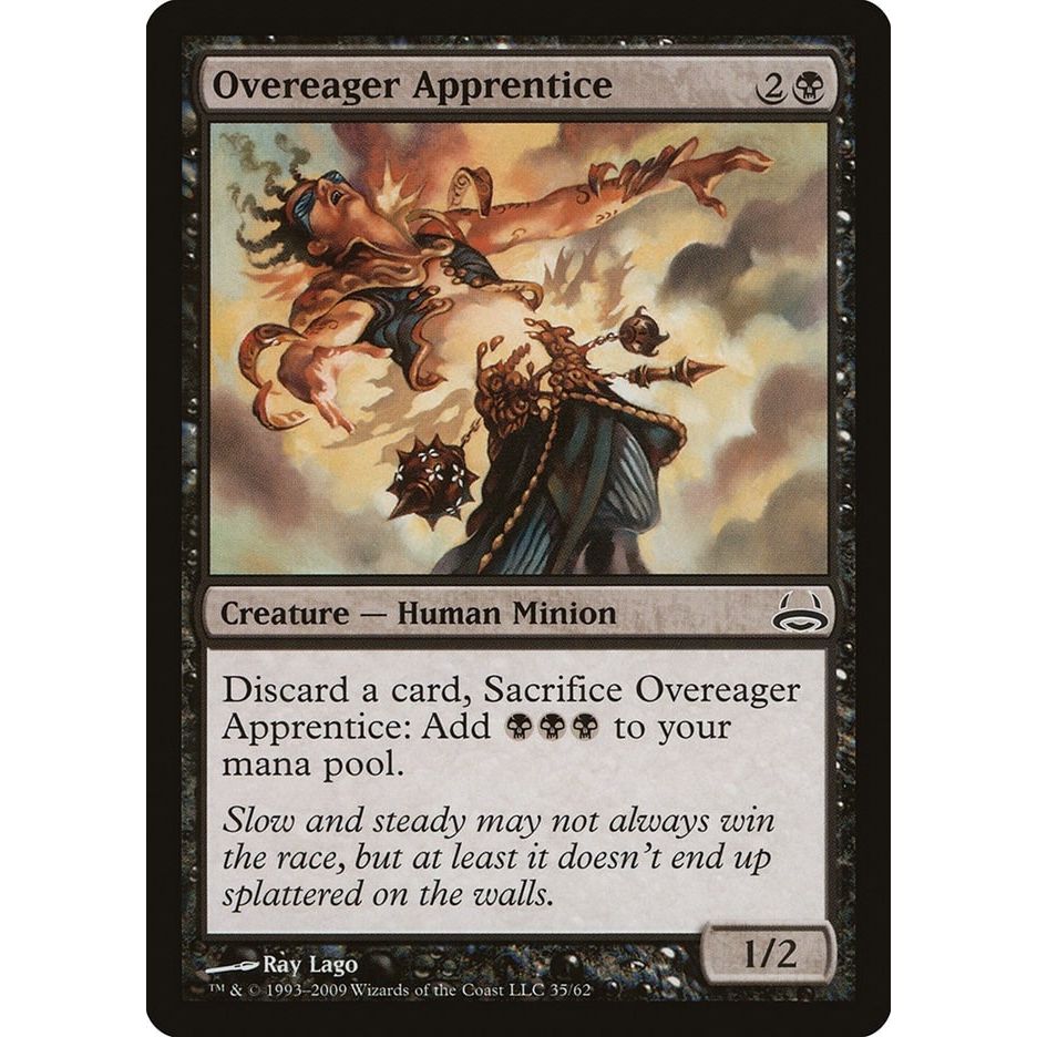 Image for Overeager Apprentice (35) (DDC) - Magic: The Gathering