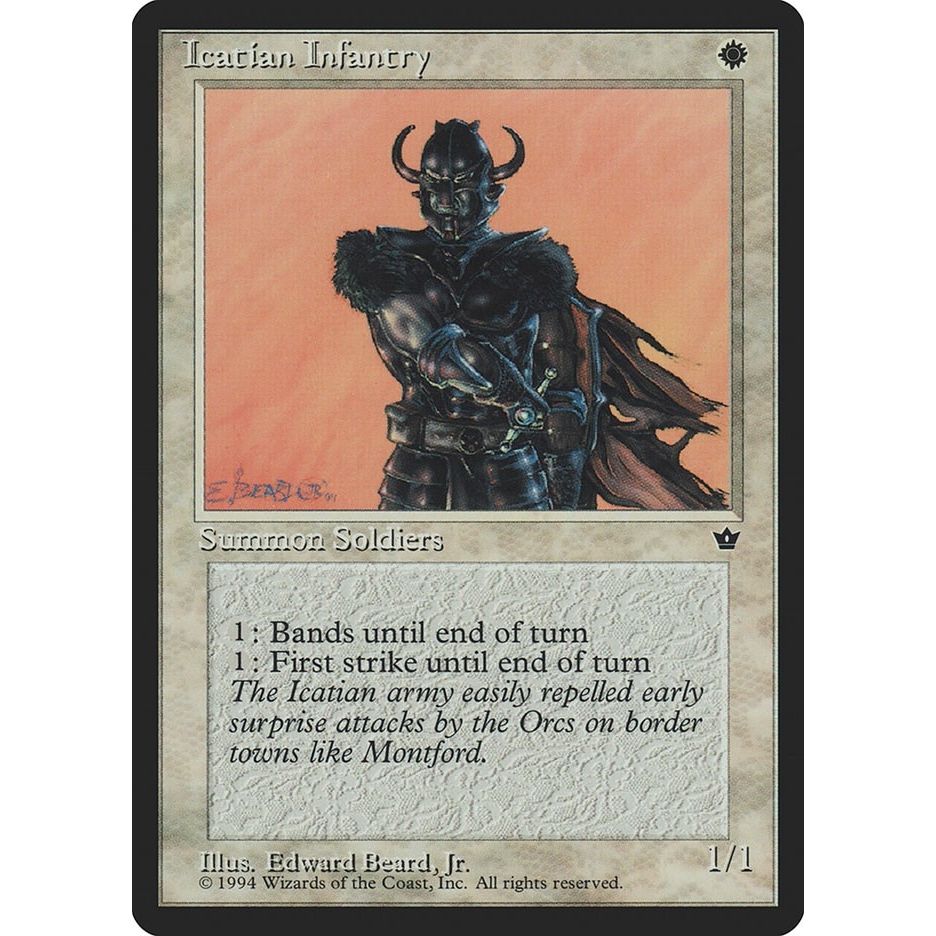 Image for Icatian Infantry (Beard, Jr.) (FEM) - Magic: The Gathering
