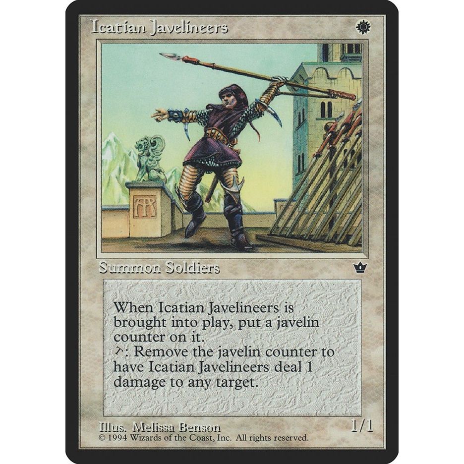 Image for Icatian Javelineers (Benson) (FEM) - Magic: The Gathering