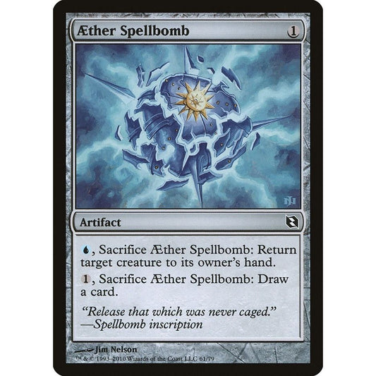 Image for Aether Spellbomb (61) (DDF) - Magic: The Gathering