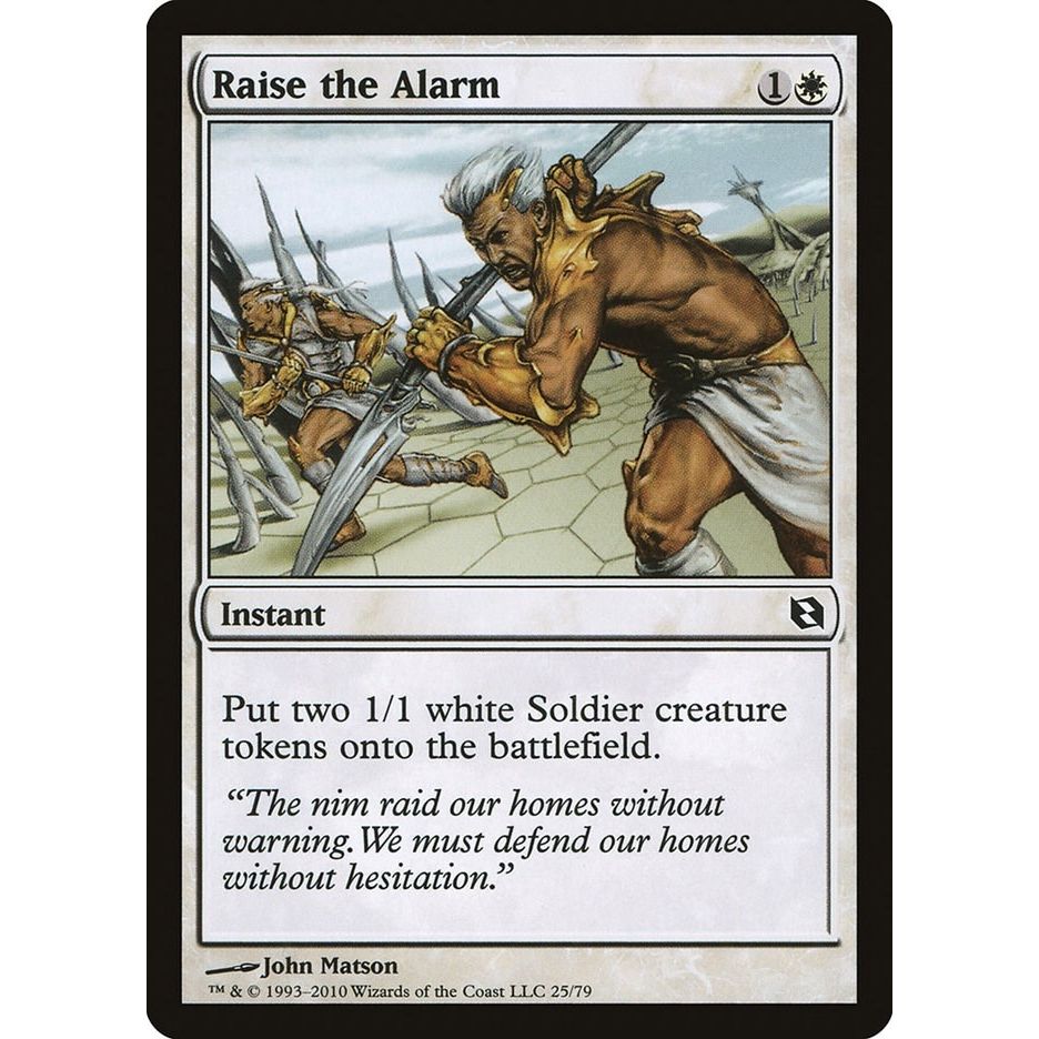 Image for Raise the Alarm (25) (DDF) - Magic: The Gathering