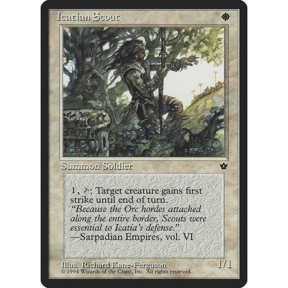Image for Icatian Scout (Kane-Ferguson) (FEM) - Magic: The Gathering