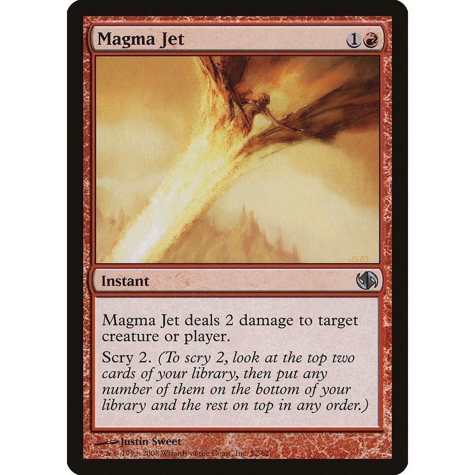 Image for Magma Jet (52) (DD2) - Magic: The Gathering