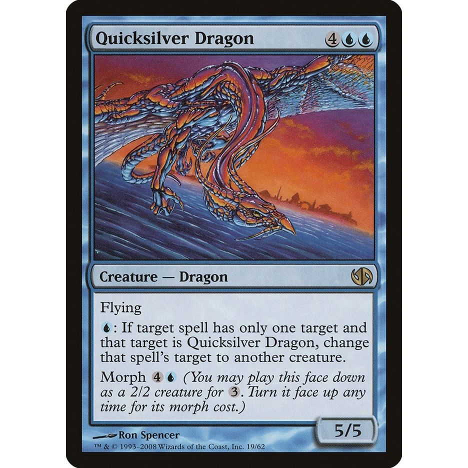 Image for Quicksilver Dragon (19) (DD2) - Magic: The Gathering