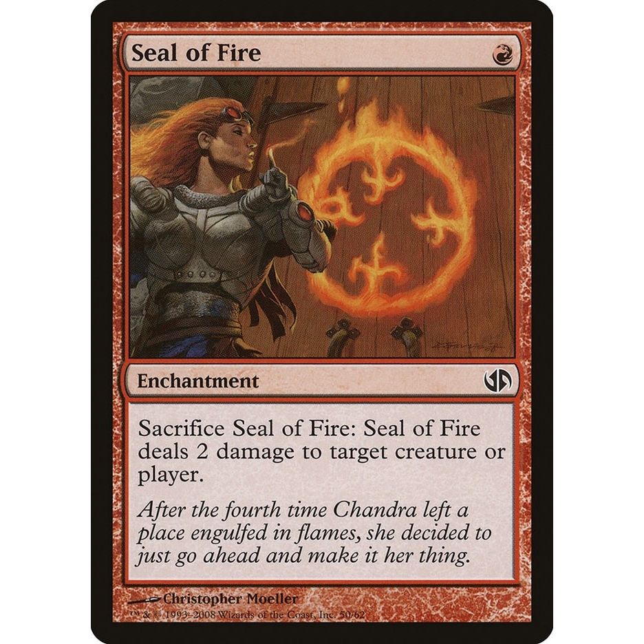 Image for Seal of Fire (50) (DD2) - Magic: The Gathering