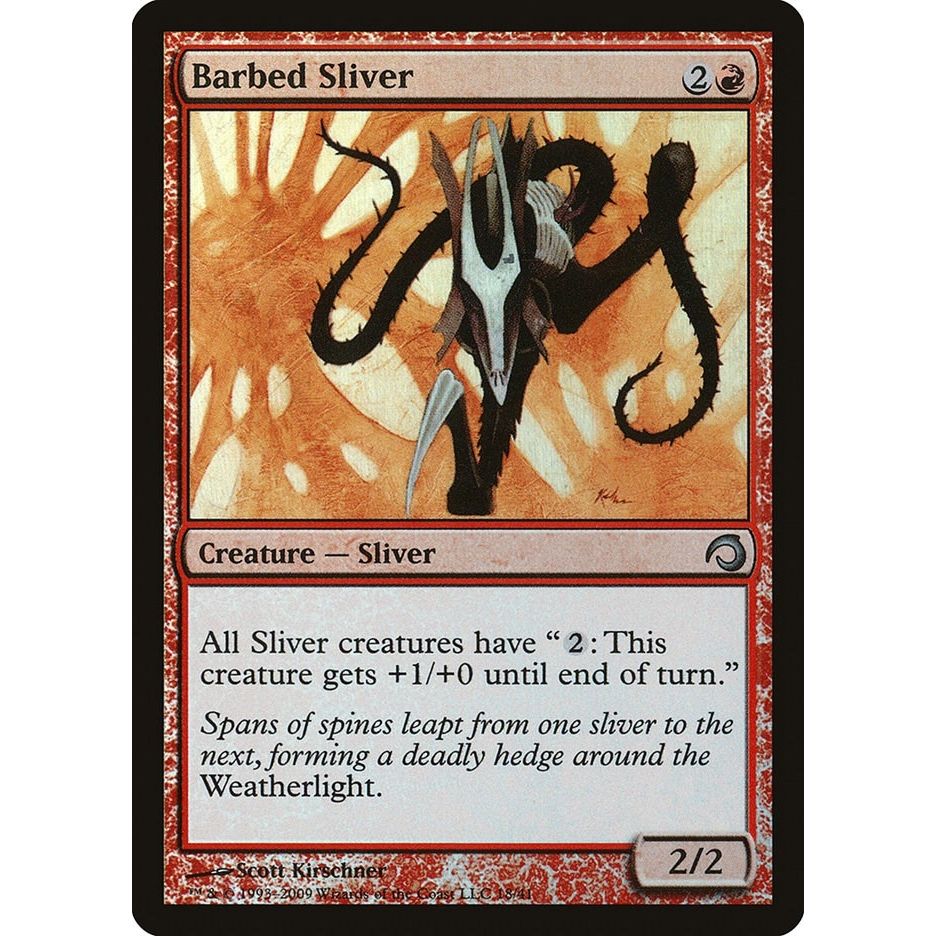 Image for Barbed Sliver (18) (PDS) - Magic: The Gathering