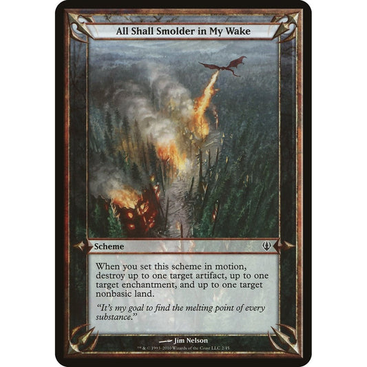Image for All Shall Smolder in My Wake (Archenemy) (OVER) - Magic: The Gathering