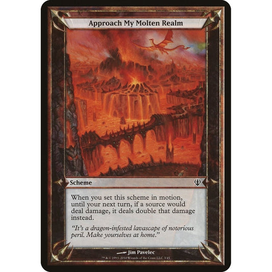 Image for Approach My Molten Realm (Archenemy) (OVER) - Magic: The Gathering