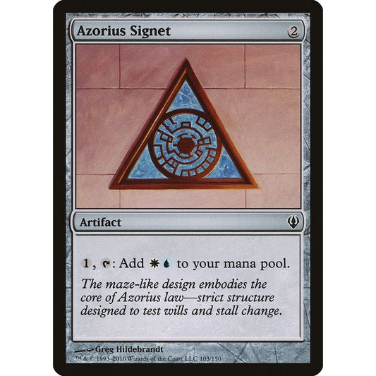 Image for Azorius Signet (103) (ARC) - Magic: The Gathering