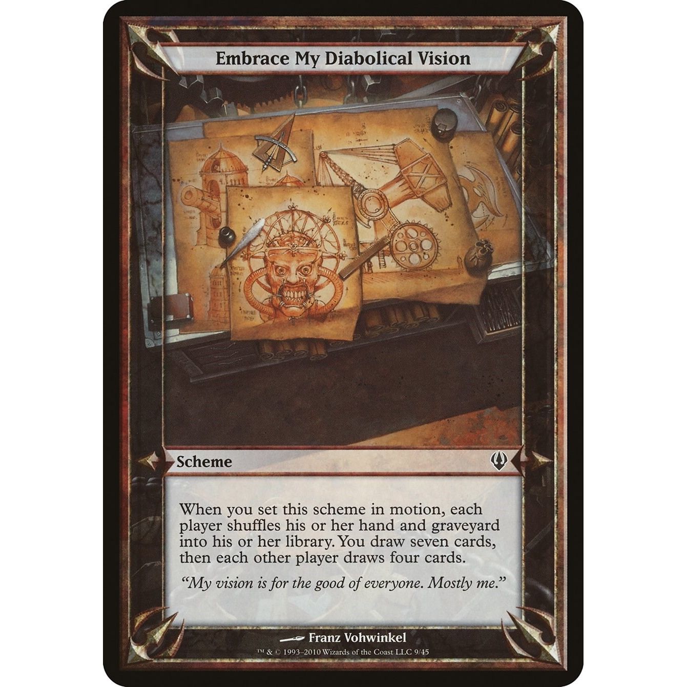 Image for Embrace My Diabolical Vision (Archenemy) (OVER) - Magic: The Gathering