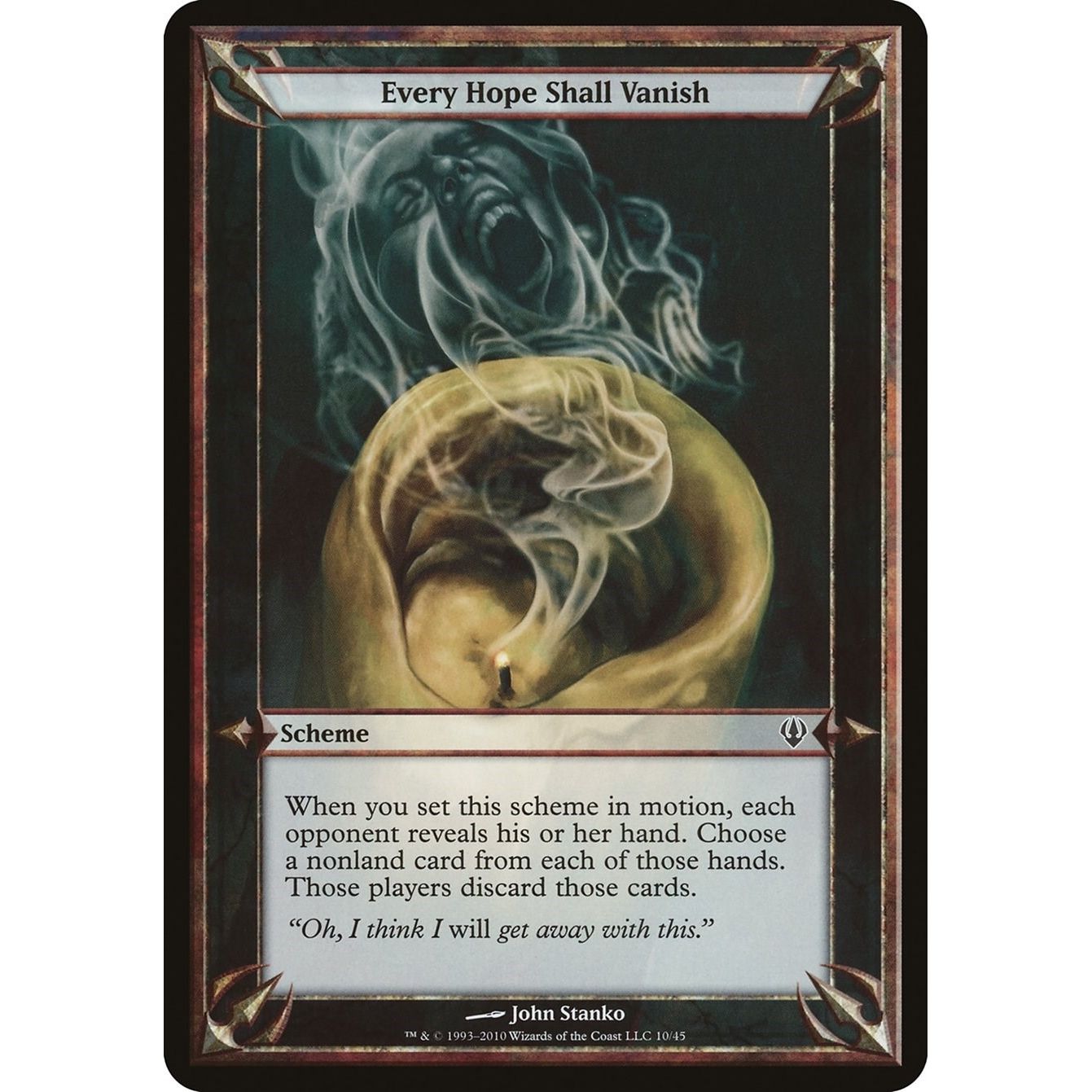 Image for Every Hope Shall Vanish (Archenemy) (OVER) - Magic: The Gathering