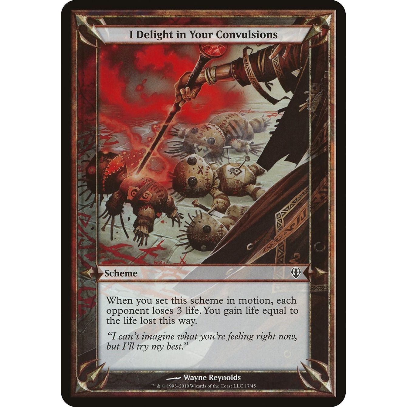 Image for I Delight in Your Convulsions (Archenemy) (OVER) - Magic: The Gathering
