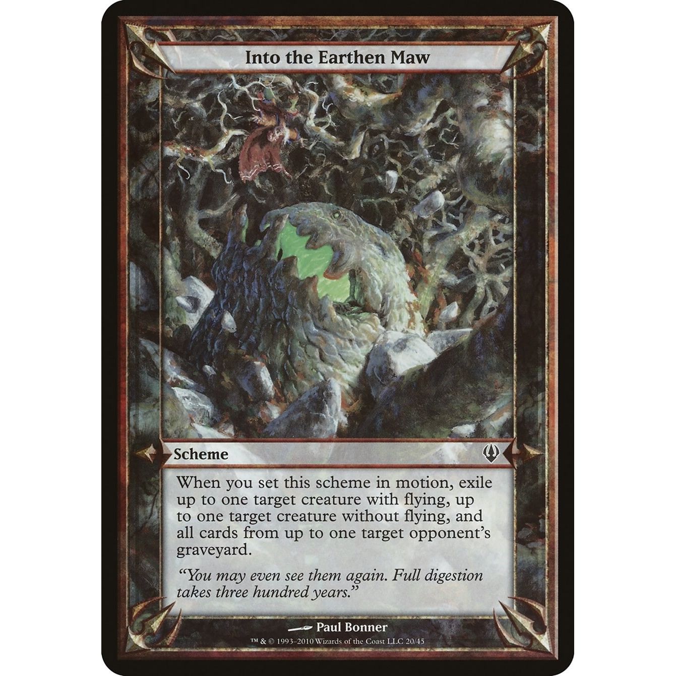 Image for Into the Earthen Maw (Archenemy) (OVER) - Magic: The Gathering