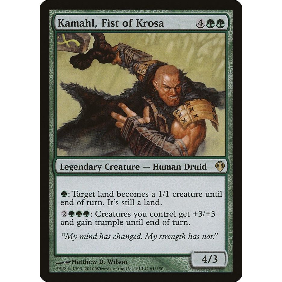Image for Kamahl, Fist of Krosa (61) (ARC) - Magic: The Gathering