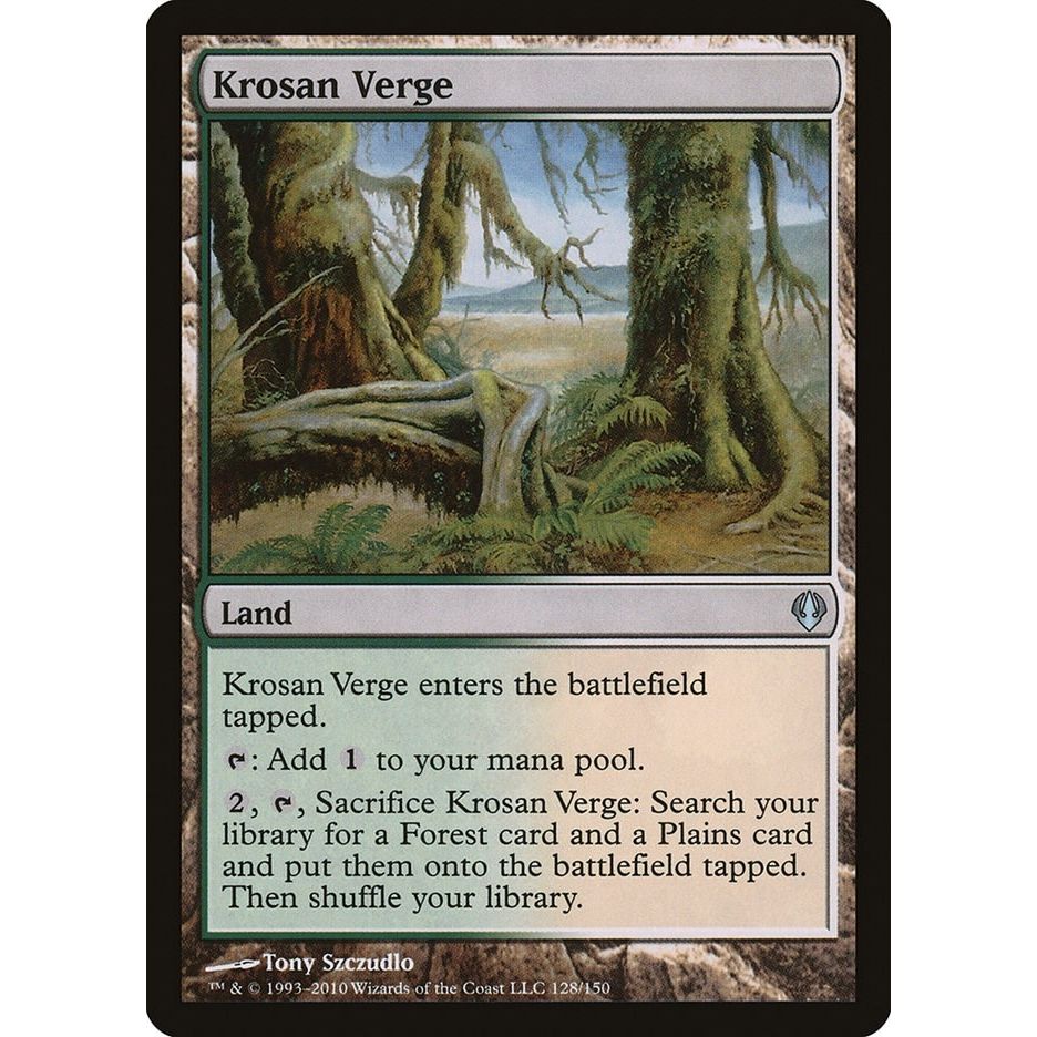 Image for Krosan Verge (128) (ARC) - Magic: The Gathering
