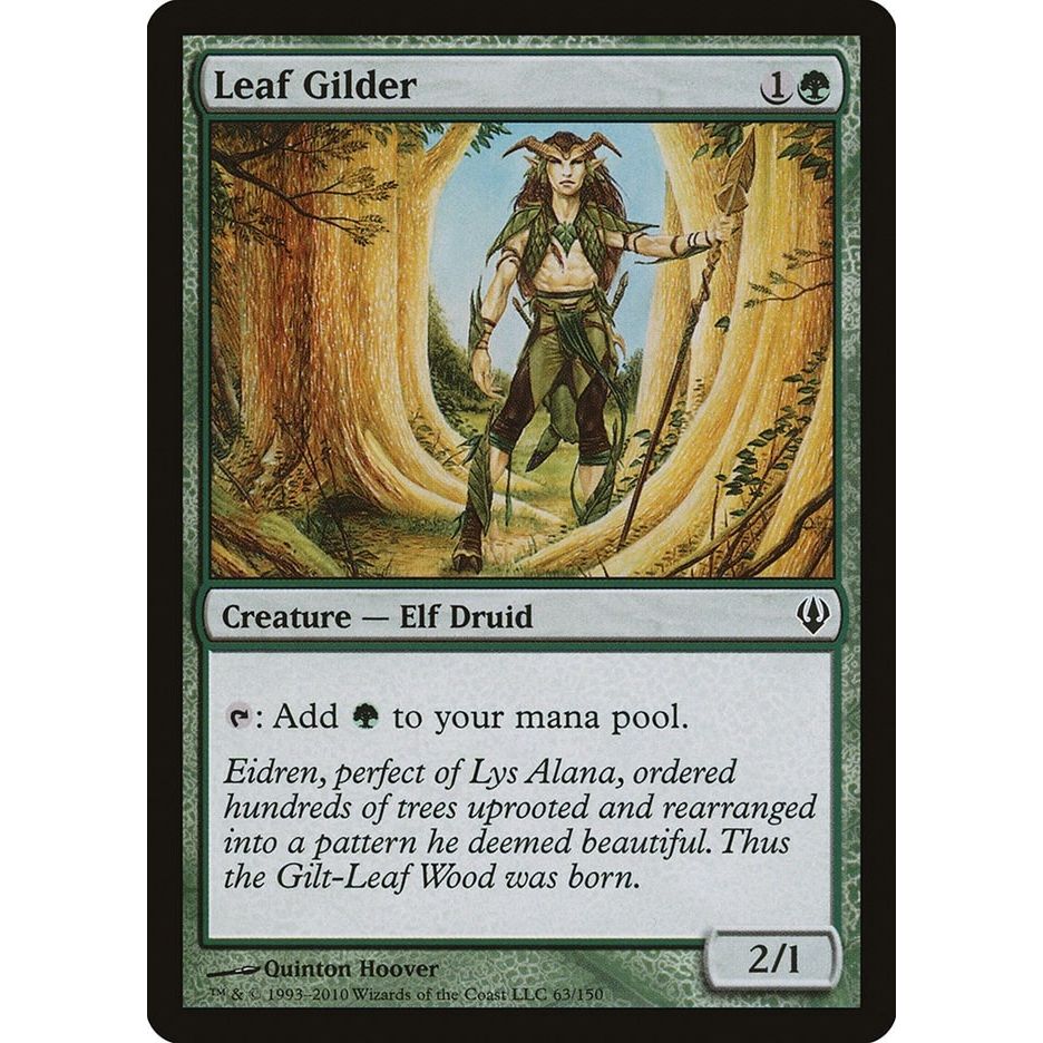 Image for Leaf Gilder (63) (ARC) - Magic: The Gathering