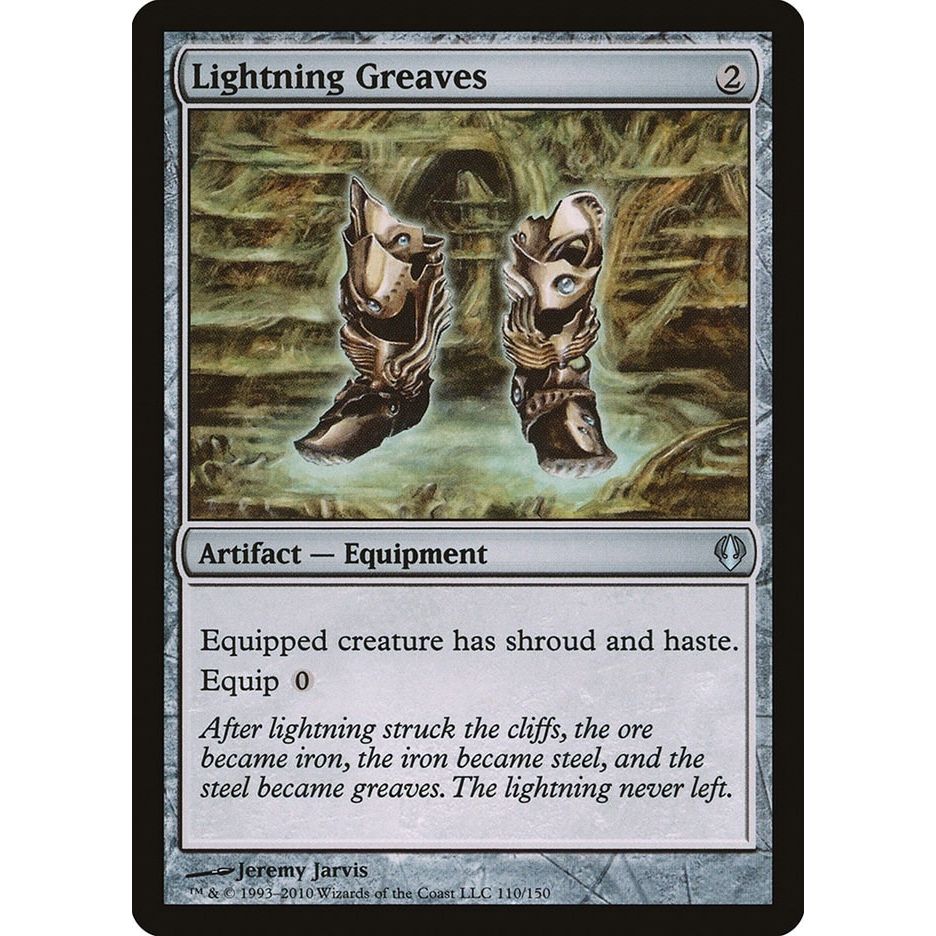 Image for Lightning Greaves (110) (ARC) - Magic: The Gathering