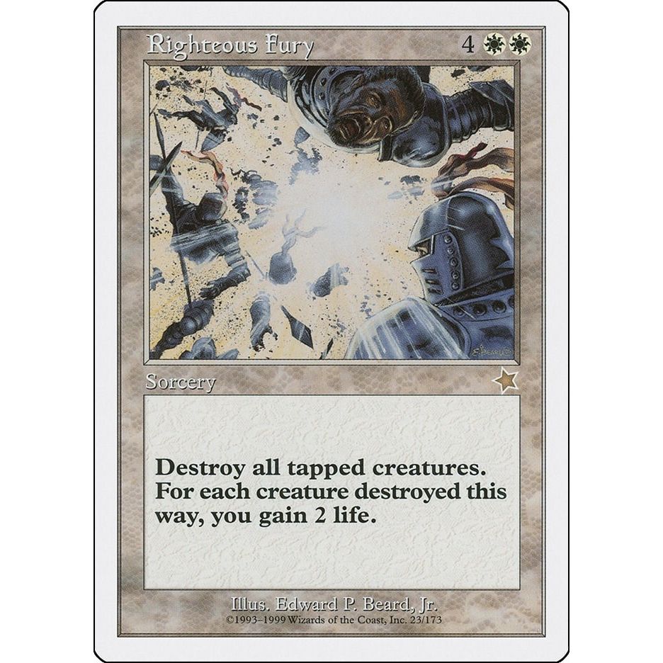 Image for Righteous Fury (23) (S99) - Magic: The Gathering