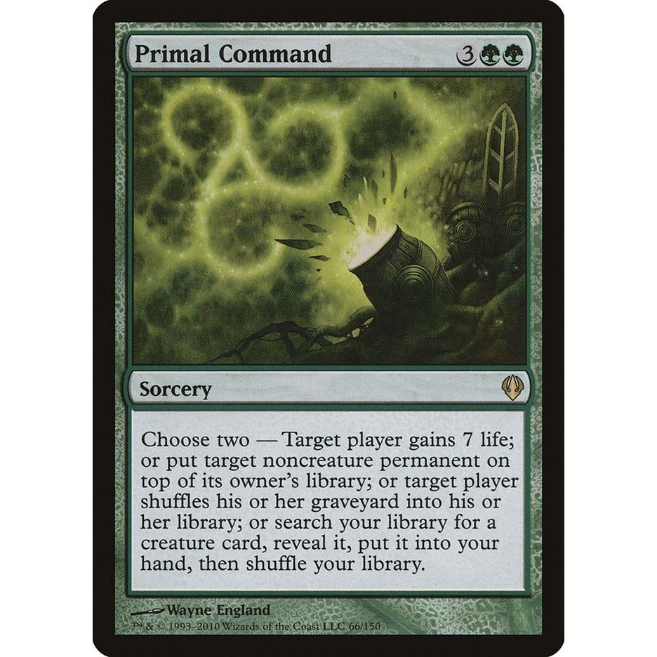 Image for Primal Command (66) (ARC) - Magic: The Gathering