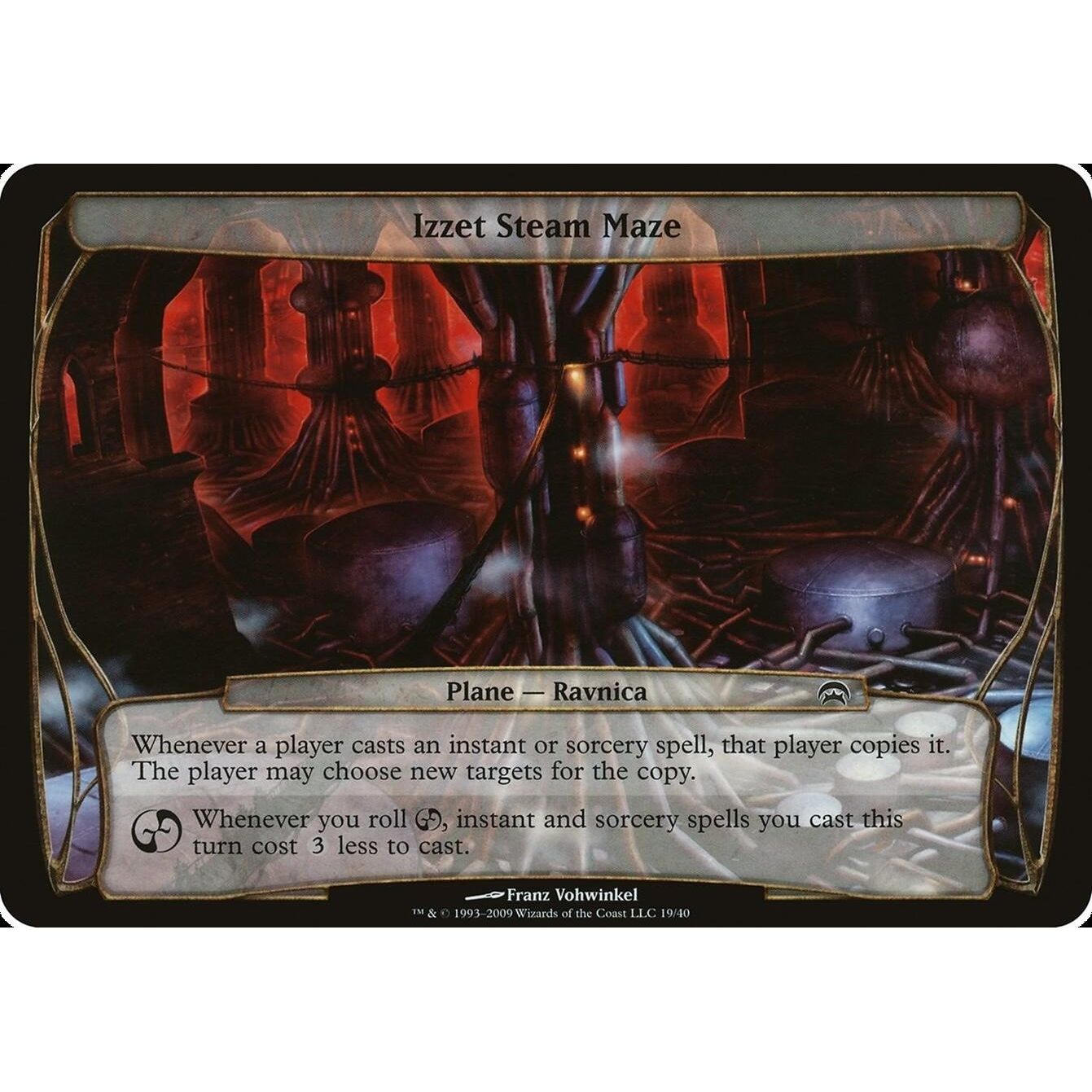 Image for Izzet Steam Maze (Planechase) (OVER) - Magic: The Gathering